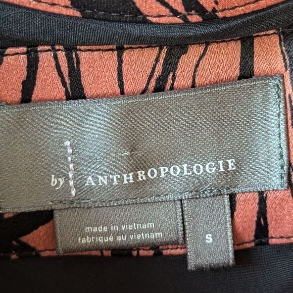 Anthropologie 90s Grunge Elyse Slip Dress Zebra Print Silky Drape Neck Midi Sz S - Picture 8 of 14